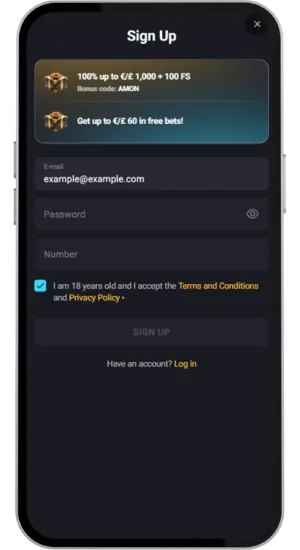 Create your account