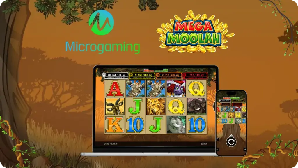 Microgaming as a Game Provider MegaMoolahJackpot